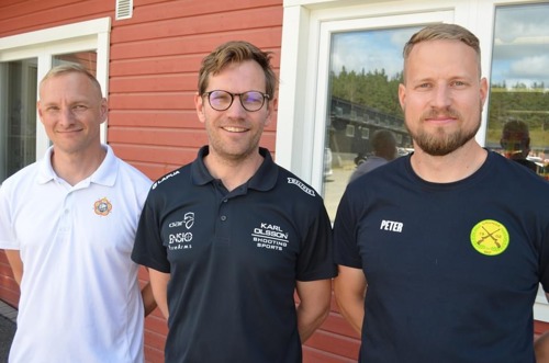 Medaljörer Standardgevär Kim Jönsson Silver Kalle Guld och Peter  Lundqvist brons